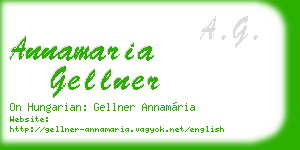 annamaria gellner business card